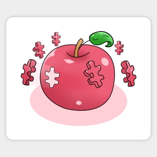 Teach Compassion Autism Awareness Puzzle Apple Sticker